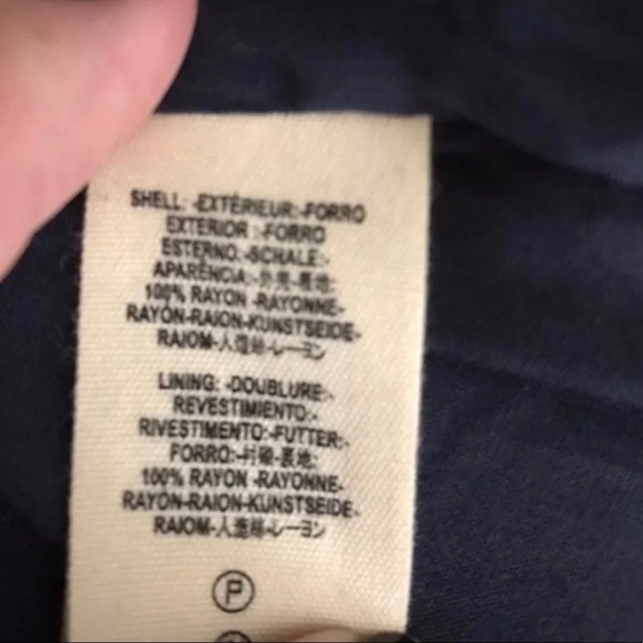 FREE PEOPLE Navy Blue Shift Cape Dress Split Long Sleeve Sz Sm EUC - Picture 7 of 11